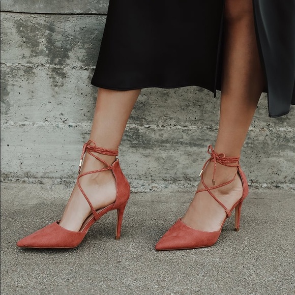 Lulus Shoes - NIB Lace Up Heels ✨